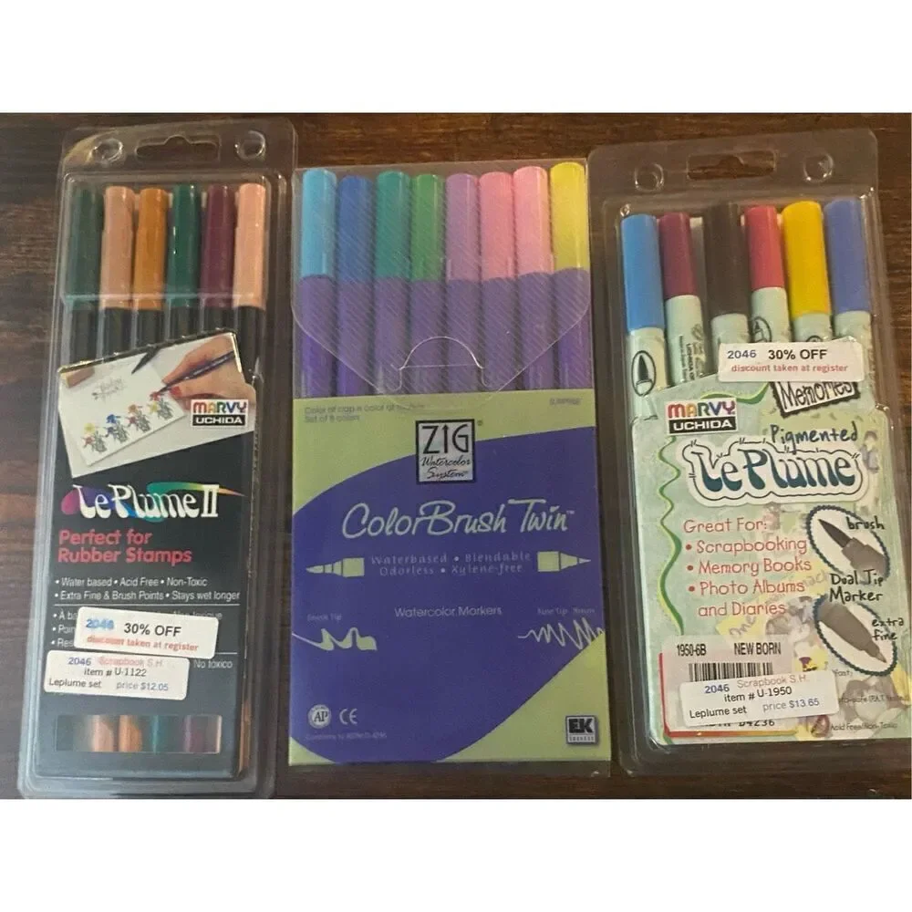 Art Scrapbooking Markers Crayons and Chalk New and Used